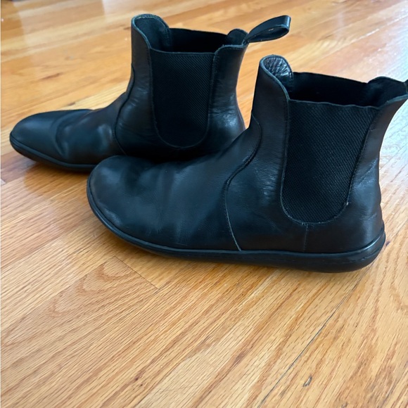 Vivo barefoot Black Leather Ankle Boots - Picture 9 of 11